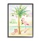 Stupell Industries Tropical Flamingo Christmas Framed Giclee Art
